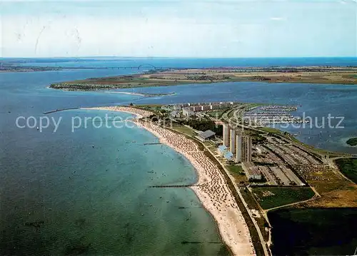 AK / Ansichtskarte Insel_Fehmarn Ostseebad Burg Fliegeraufnahme Insel Fehmarn