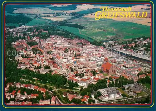 AK / Ansichtskarte Greifswald Fliegeraufnahme Greifswald