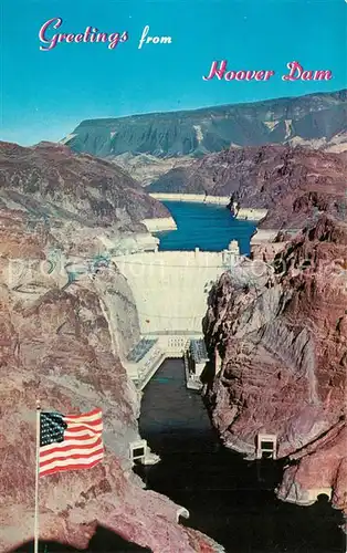AK / Ansichtskarte Hoover_Dam_Santa_Ana_California Fliegeraufnahme 