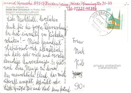 AK / Ansichtskarte Bad_Griesbach_Rottal Fliegeraufnahme Bad_Griesbach_Rottal