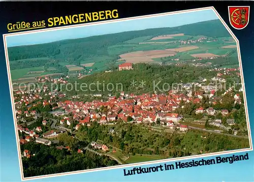 AK / Ansichtskarte Spangenberg_Hessen Fliegeraufnahme Spangenberg Hessen