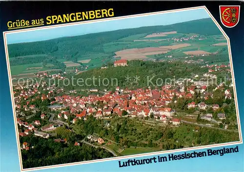 AK / Ansichtskarte Spangenberg_Hessen Fliegeraufnahme Spangenberg Hessen