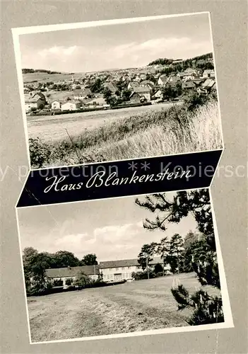 AK / Ansichtskarte Gladenbach Panorama Haus Blankenstein Gladenbach