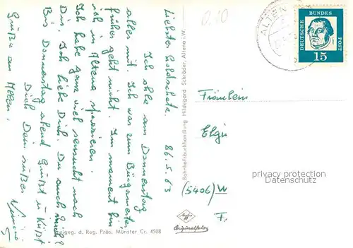 AK / Ansichtskarte Altena_Lenne Fliegeraufnahme Altena_Lenne