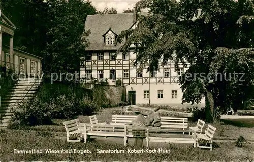 AK / Ansichtskarte Wiesenbad Sanatorium Robert Koch Haus Wiesenbad