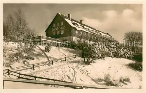 AK / Ansichtskarte Sachsenberg Georgenthal Arbeiter Erholungsheim Waldgut Aschberg Sachsenberg Georgenthal