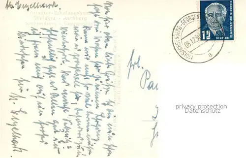 AK / Ansichtskarte Sachsenberg Georgenthal Arbeiter Erholungsheim Waldgut Aschberg Sachsenberg Georgenthal