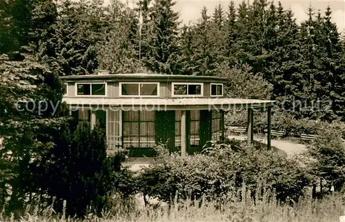 AK / Ansichtskarte Brambach_Bad Radiumbad Brambach Wald Cafe Brambach_Bad