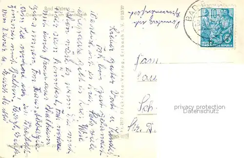 AK / Ansichtskarte Bad_Elster Gasthof Goldner Anker am Gondelteich Bad_Elster