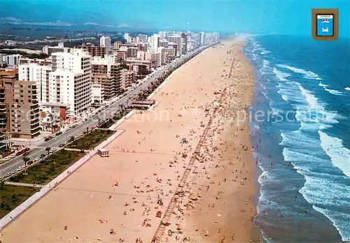 AK / Ansichtskarte Gandia Vista aerea de la playa Gandia