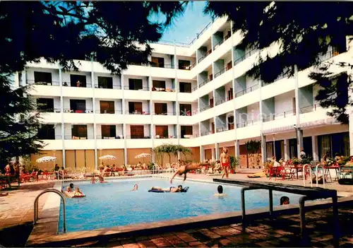 AK / Ansichtskarte Pineda_de_Mar Hotel Montemar Pool Pineda_de_Mar