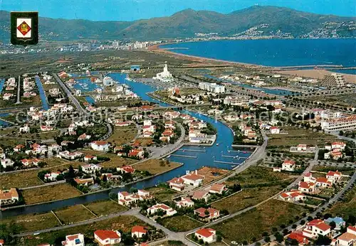 AK / Ansichtskarte Ampuriabrava_ES Vista aerea 