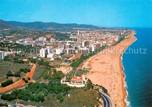 AK / Ansichtskarte CALELLA_de_la_Costa_ES Fliegeraufnahme 