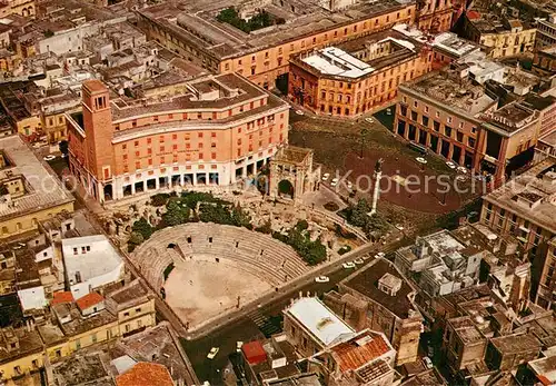 AK / Ansichtskarte Lecce_Puglia Piazza S Oronzo dall aereo 