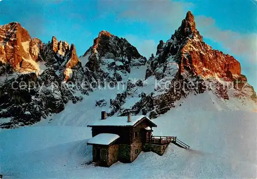 AK / Ansichtskarte Dolomiti Passo Rolle Baita Segantini Dolomiti