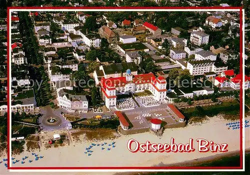 AK / Ansichtskarte Binz_Ruegen Fliegeraufnahme Binz_Ruegen