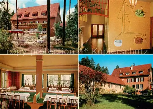 AK / Ansichtskarte Rummelsberg Hospiz und Freizeitenheim Terrasse Speiseraum Rummelsberg