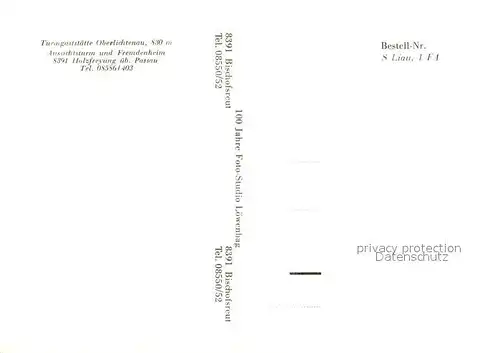 AK / Ansichtskarte Holzfreyung Turmgaststaette Oberlichtenau Holzfreyung