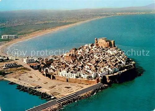 AK / Ansichtskarte Peniscola_ES Panorama from the air 