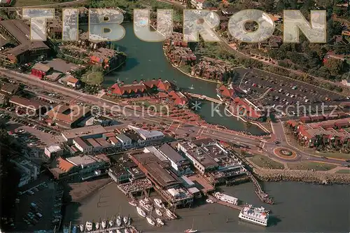 AK / Ansichtskarte Tiburon_California Aerial view 