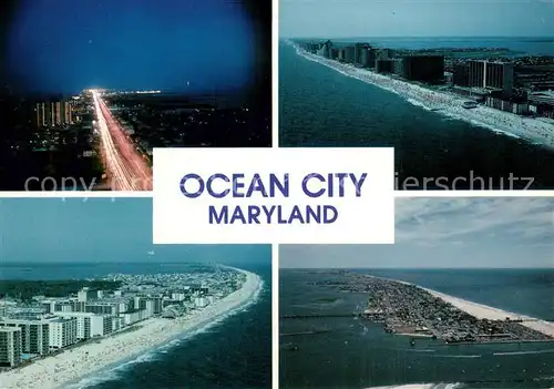 AK / Ansichtskarte Ocean_City_Maryland Condominiums apartments and townhouses line the beach in beautiful Ocean City 