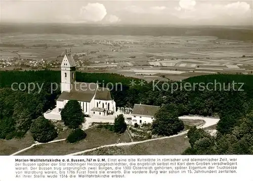AK / Ansichtskarte Bussen Marien Wallfahrtskirche Panorama Bussen