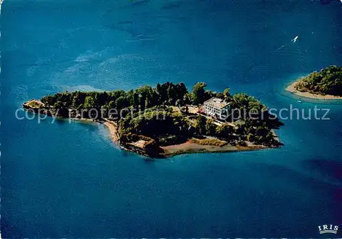 AK / Ansichtskarte Isole_di_Brissago Fliegeraufnahme Parco Botanico del Ct Ticino Lago Maggiore Isole_di_Brissago