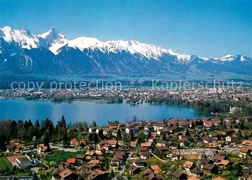 AK / Ansichtskarte Huenibach Thunersee Stockhornkette Huenibach