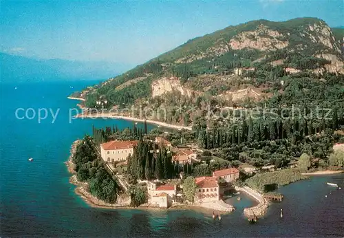AK / Ansichtskarte Punta_San_Viglio_Lago_di_Garda Fliegeraufnahme Garda 