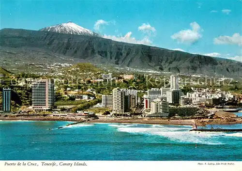 AK / Ansichtskarte Puerto_de_la_Cruz Fliegeraufnahme Panorama Puerto_de_la_Cruz