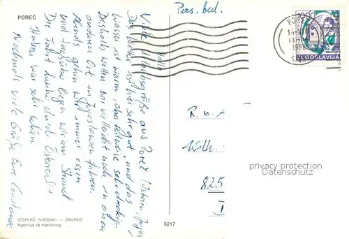 AK / Ansichtskarte Porec Fliegeraufnahme Porec