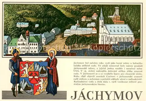 AK / Ansichtskarte Jachymov_Sankt_Joachimsthal historicke jadro od vychodu 