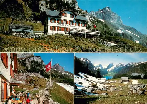 AK / Ansichtskarte Bruelisau_IR Gasthaus Ruhsitz am Weg zum Hohen Kasten Panorama 