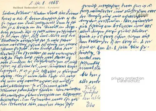 AK / Ansichtskarte Bodendorf_Ahr Kurviertel Fliegeraufnahme Bodendorf Ahr