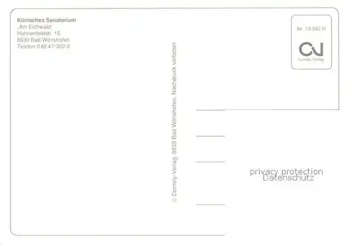 AK / Ansichtskarte Bad_Woerishofen Klinisches Sanatorium Gastraeume Hallenbad Bad_Woerishofen