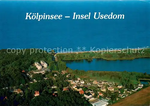 AK / Ansichtskarte Koelpinsee_Usedom Fliegeraufnahme Koelpinsee Usedom