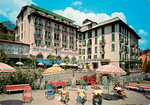 AK / Ansichtskarte Cadenabbia_Lago_di_Como Hotel Britannia Excesior Cadenabbia_Lago_di_Como
