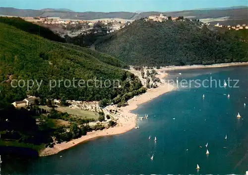 AK / Ansichtskarte Waldeck_Edersee Fliegeraufnahme Waldeck Edersee