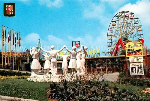 AK / Ansichtskarte Barcelona_Cataluna Monumento a la Sardana Barcelona Cataluna