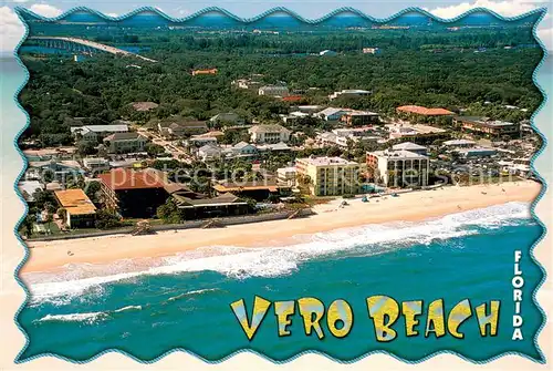 AK / Ansichtskarte Vero_Beach_Florida Fliegeraufnahme Panorama 
