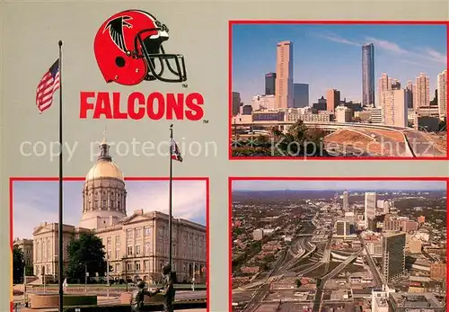 AK / Ansichtskarte Atlanta_Georgia Atlanta Falcons 