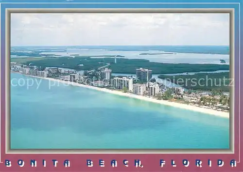 AK / Ansichtskarte Bonita_Beach_Florida Lower west coast aerial view 