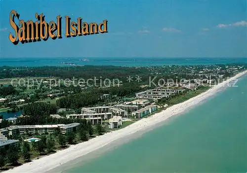 AK / Ansichtskarte Sanibel_Island_Florida Fliegeraufnahme Condos and resorts 