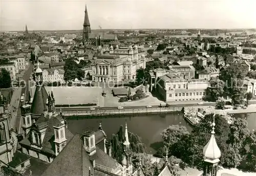 AK / Ansichtskarte Schwerin__Mecklenburg Blikc vom Schloss 