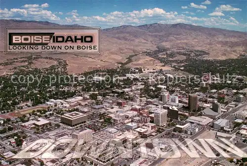 AK / Ansichtskarte Boise_Idaho Fliegeraufnahme Panorama 