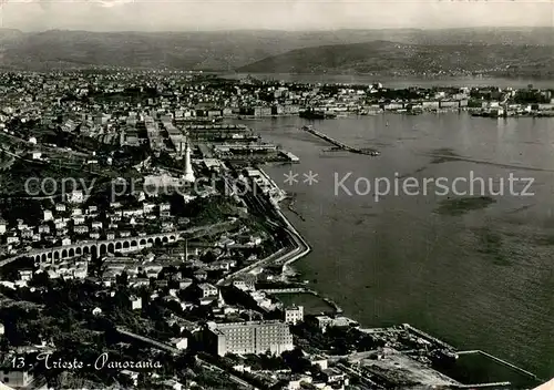 AK / Ansichtskarte Trieste_IT Fliegeraufnahme Panorama 