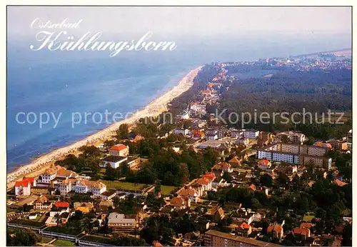 AK / Ansichtskarte Kuehlungsborn_Ostseebad Fliegeraufnahme Panorama Kuehlungsborn_Ostseebad