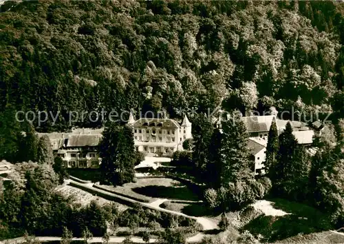 AK / Ansichtskarte Badenweiler Fliegeraufnahme Sanatorium Schloss Hausbaden Badenweiler