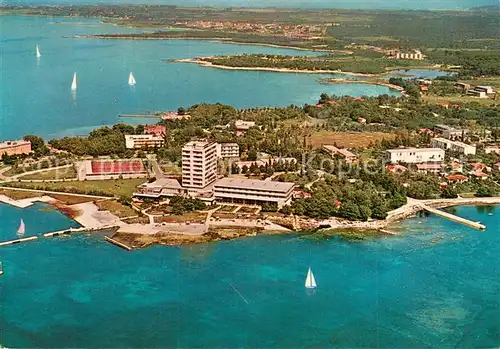 AK / Ansichtskarte Umag_Umago_Istrien Fliegeraufnahme Panorama Umag_Umago_Istrien