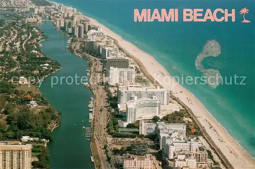 AK / Ansichtskarte Miami_Beach Fliegeraufnahme Hotels from Shawnee and Fontainebleau Hilton 